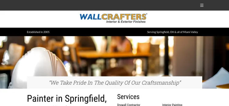 Screenshot WALLCRAFTERS Interior and Exterior Finishes