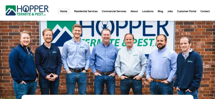 Screenshot Hopper Environmental Services