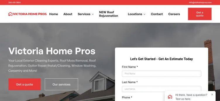 Screenshot Victoria Home Pros