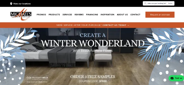 Screenshot Michael's Flooring Outlet