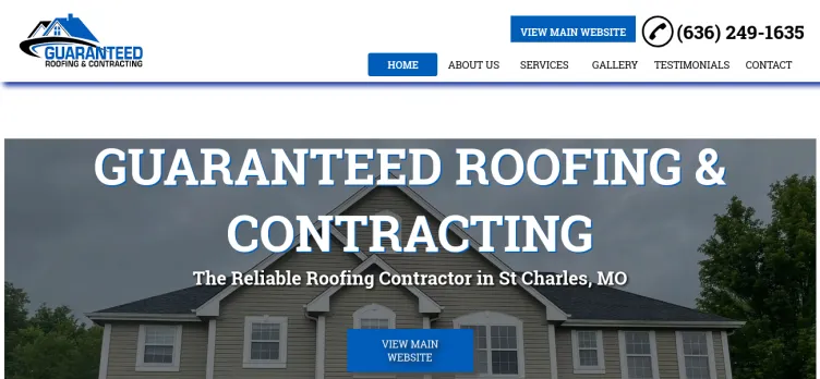 Screenshot Guaranteed Roofing & Contracting