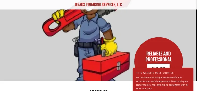 Screenshot Brad's Plumbing Services