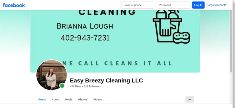Screenshot Easy Breezy Cleaning