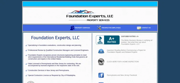 Screenshot Foundation Experts