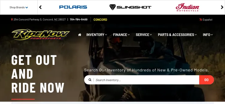 Screenshot RideNow Powersports Concord