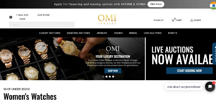 Screenshot Omi Jewelry