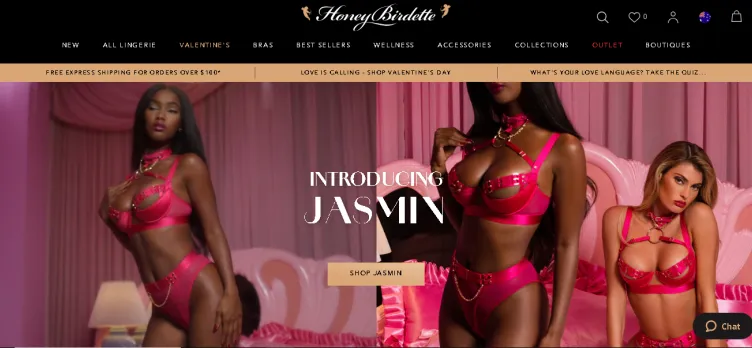 Screenshot Honey Birdette