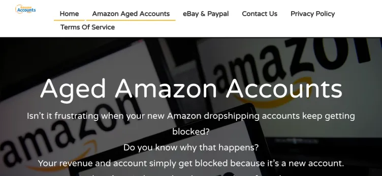 Screenshot Amazon Accounts