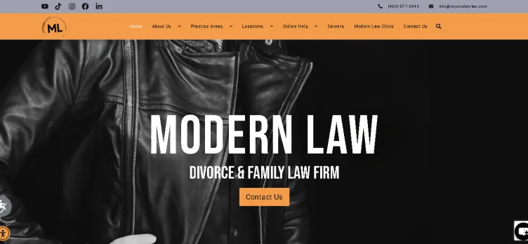 Screenshot Modern Law