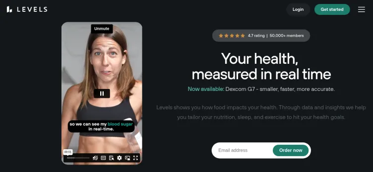 Screenshot Levels Health