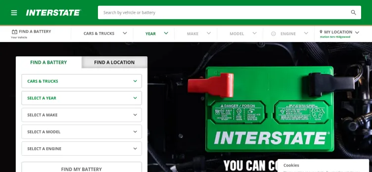 Screenshot Interstate Batteries