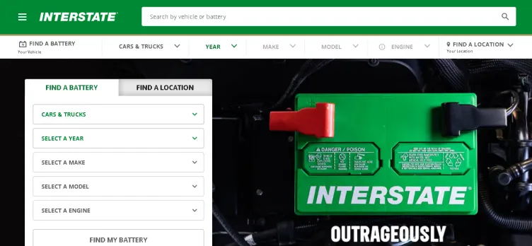 Screenshot Interstate Batteries