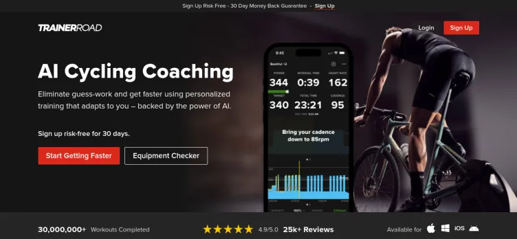 Screenshot TrainerRoad