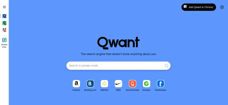 Screenshot About Qwant