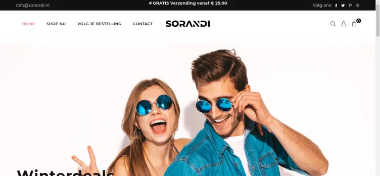 Screenshot Sorandi.nl