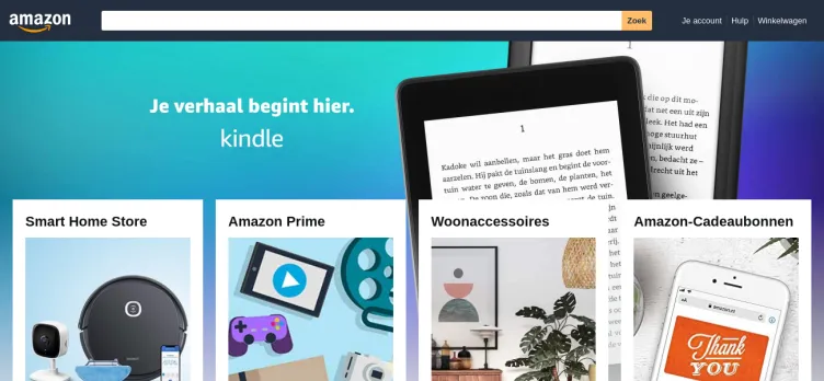 Screenshot Amazon.nl