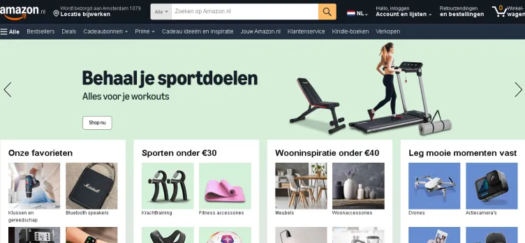 Screenshot Amazon.nl