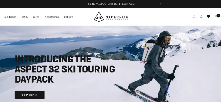 Screenshot Hyperlite Mountain Gear