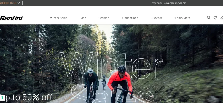 Screenshot Santini Cycling Wear