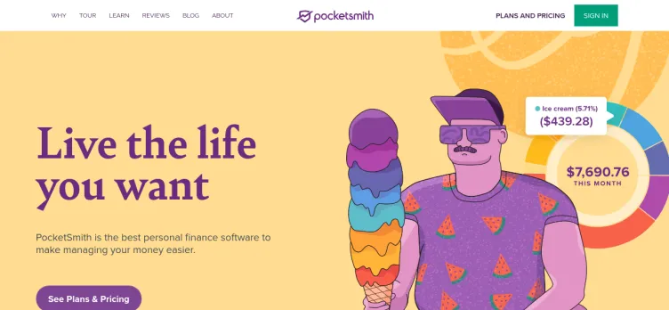 Screenshot PocketSmith