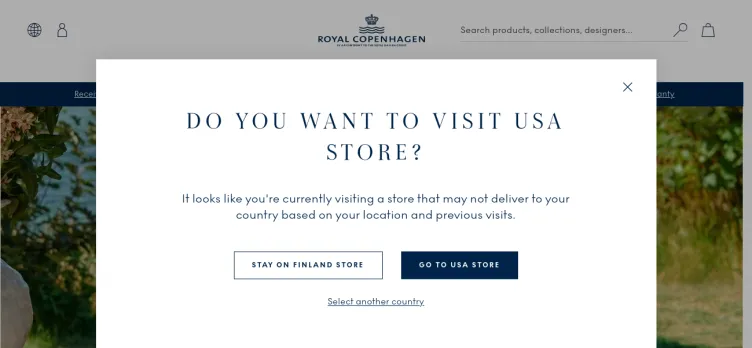 Screenshot Royal Copenhagen