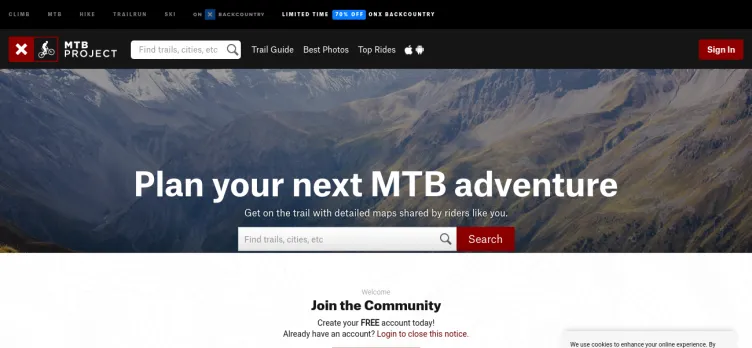 Screenshot MTB Project