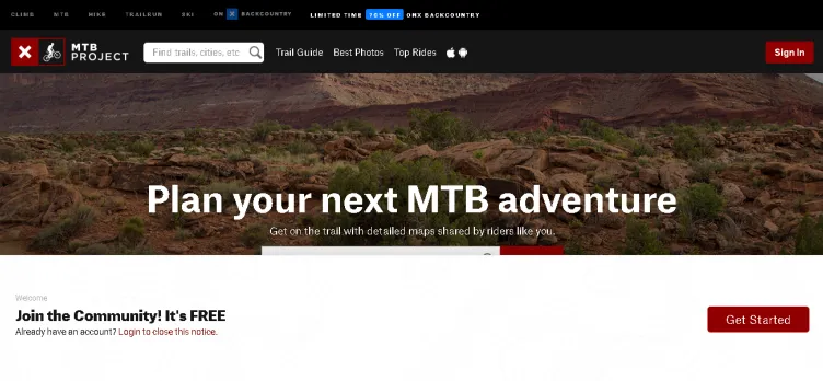 Screenshot MTB Project