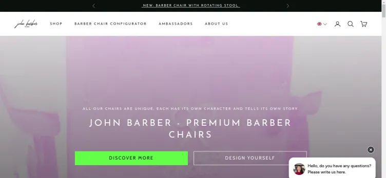 Screenshot John Barber & Sons