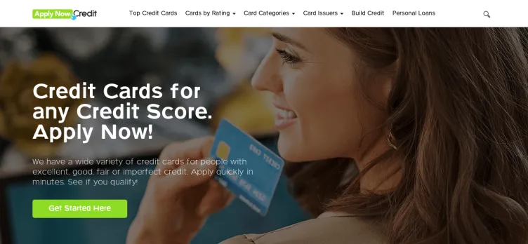 Screenshot ApplyNowCredit.com