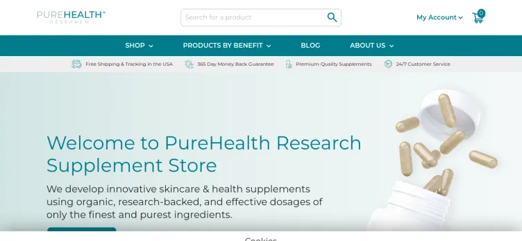 Screenshot PureHealth Research