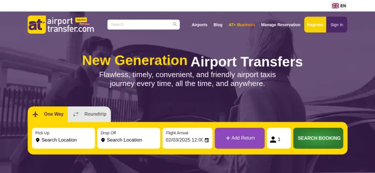 Screenshot Airport Transfer