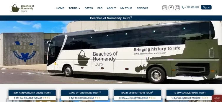 Screenshot Beaches of Normandy Tours