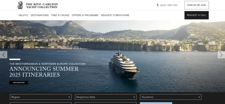 Screenshot The Ritz-Carlton Yacht Collection