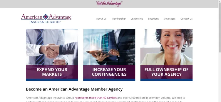 Screenshot American Advantage Insurance Group