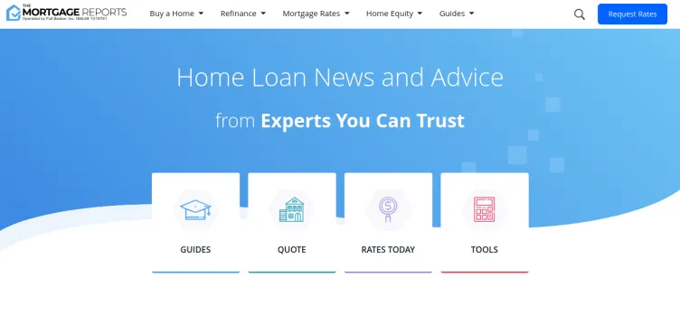 Screenshot The Mortgage Reports