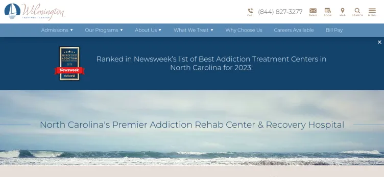 Screenshot Wilmington Treatment Center