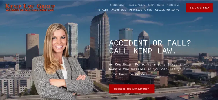Screenshot Kemp Law Group