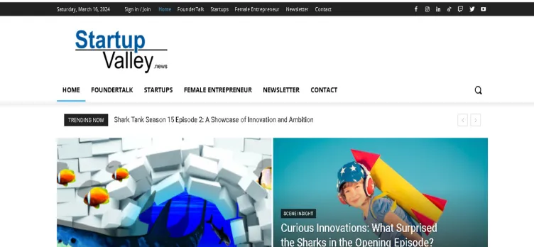 Screenshot StartupValley Media & Publishing UG (haftungsbeschr?nkt)