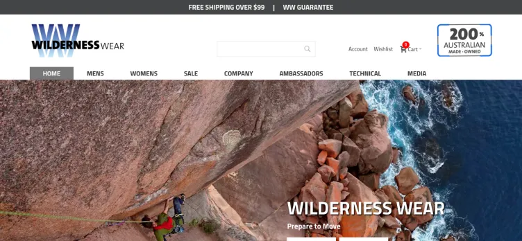 Screenshot Wilderness Wear