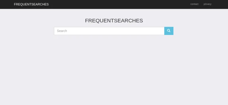 Screenshot FREQUENTSEARCHES