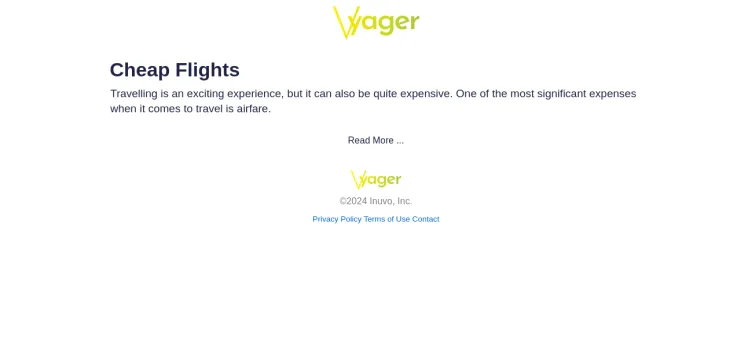 Screenshot Vyager.com