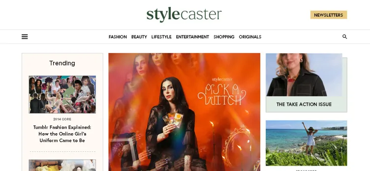 Screenshot StyleCaster