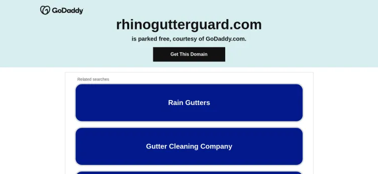Screenshot Rhino Gutter Guard