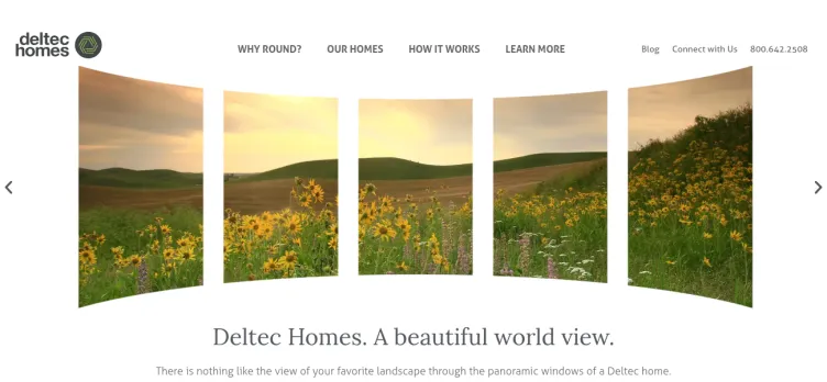 Screenshot Deltec Homes