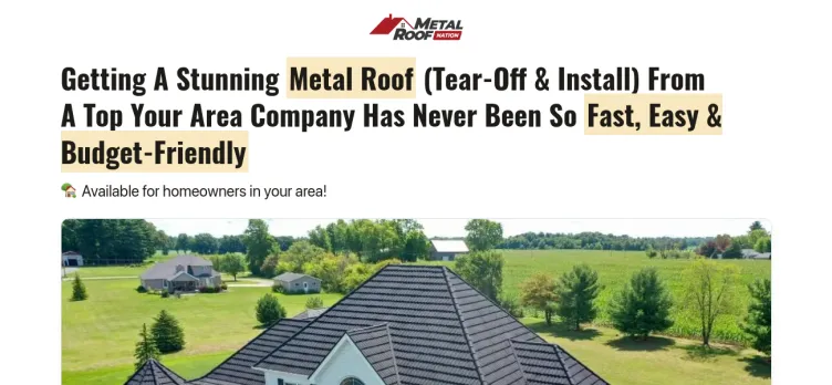 Screenshot Metal Roof Nation