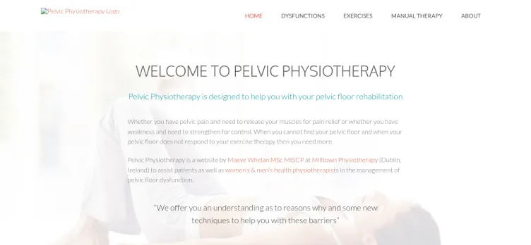 Screenshot Pelvic Physiotherapy