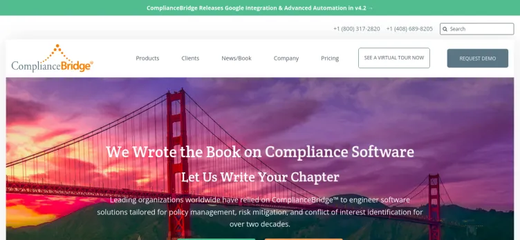 Screenshot ComplianceBridge