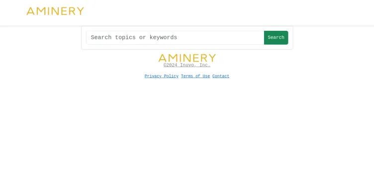 Screenshot Aminery.com
