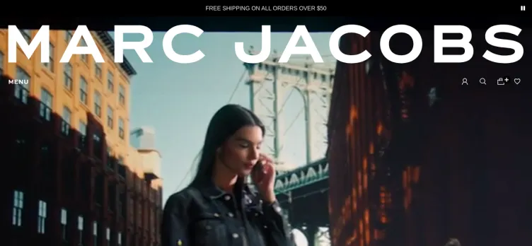 Screenshot MarcJacobs.com