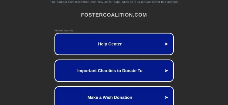 Screenshot Foster Coalition